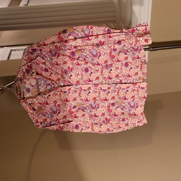 Liberty fabric TABI shirt - Picture 2 of 10